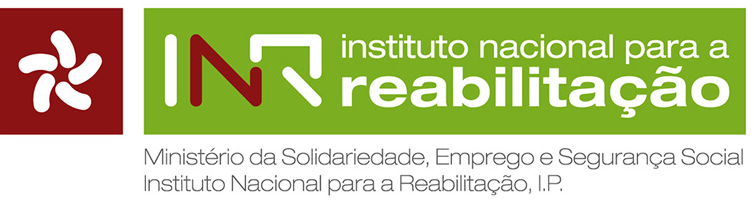 Logótipo do Instituto Nacional para a Reabilitação (INR)