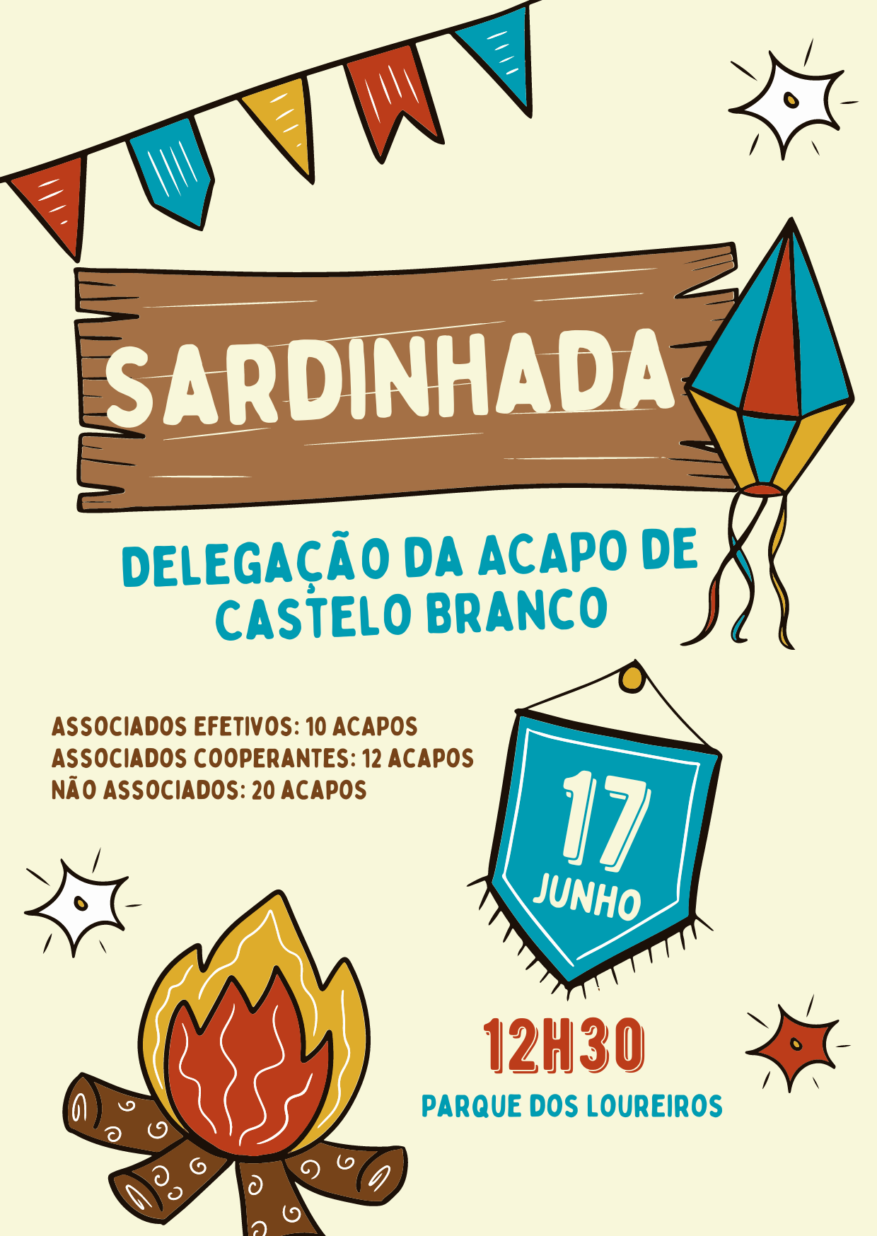 Cartaz Cartaz informativo da Sardinhada