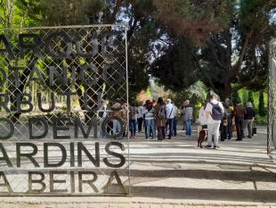 Portão de entrada do Parque Botânico Arbutus do Demo - Jardins da Beira