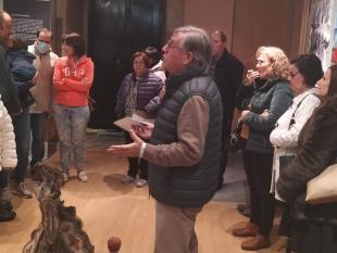 Grupo de participantes durante a visita guiada ao Museu Etnográfico de Vila Real